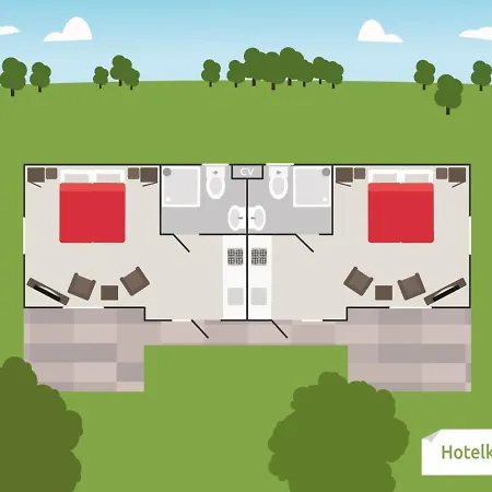 2 2-persoons Apartamento *