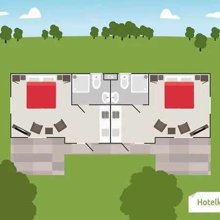 2 2-persoons Apartmán *